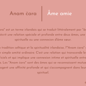 Anam ċara | Soul Friend