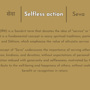 सेवा | Action Désintéressée | Seva